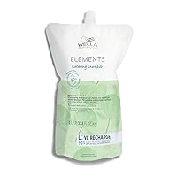 Wella Professionals ELEMENTS Calming Shampoo - per cute secca e sensibile Refill Pouch 1000ml