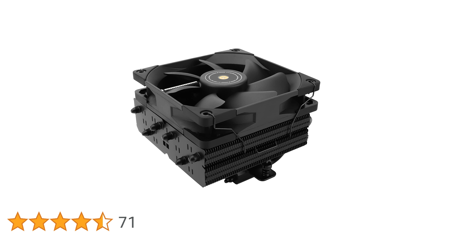SI-100 ブラック CPUエアクーラー ヒートパイプ TL-E12B PWM Amazon.com: Thermalright SI-100 Black CPU Air Cooler, 6×6mm