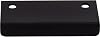 Top Knobs TK103BLK Additions Collection 3 Tab Pull, Flat Black