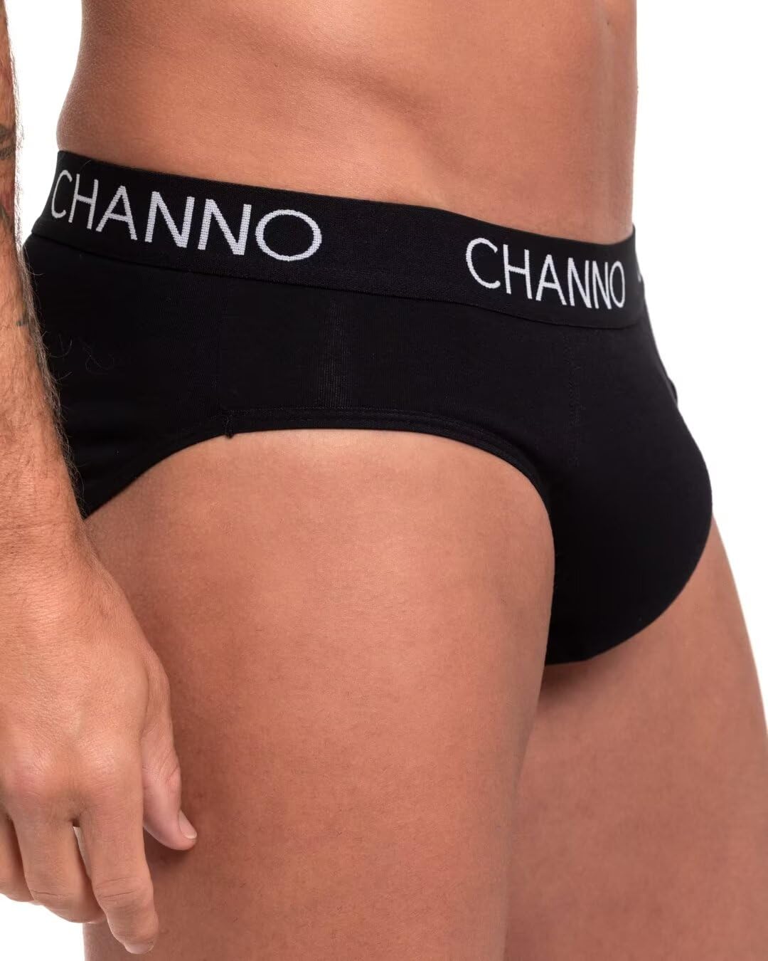 Channo Slip da Uomo in Cotone, Tinta Unita e Uniforme