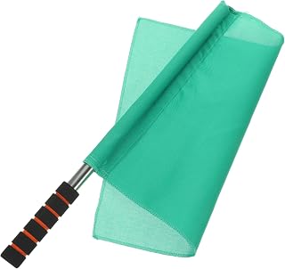 Competition Referee Flags Signal Flags for Sports Events Comfortable Anti-skid Handle for Football Basketball and Racing Games for Festivals and Parties