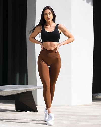 Miniatura 2 de OQQ - Leggings de yoga para mujer, 2 piezas, sin costuras, cintura alta, levantamiento de glúteos, deportivos, para ejercicio