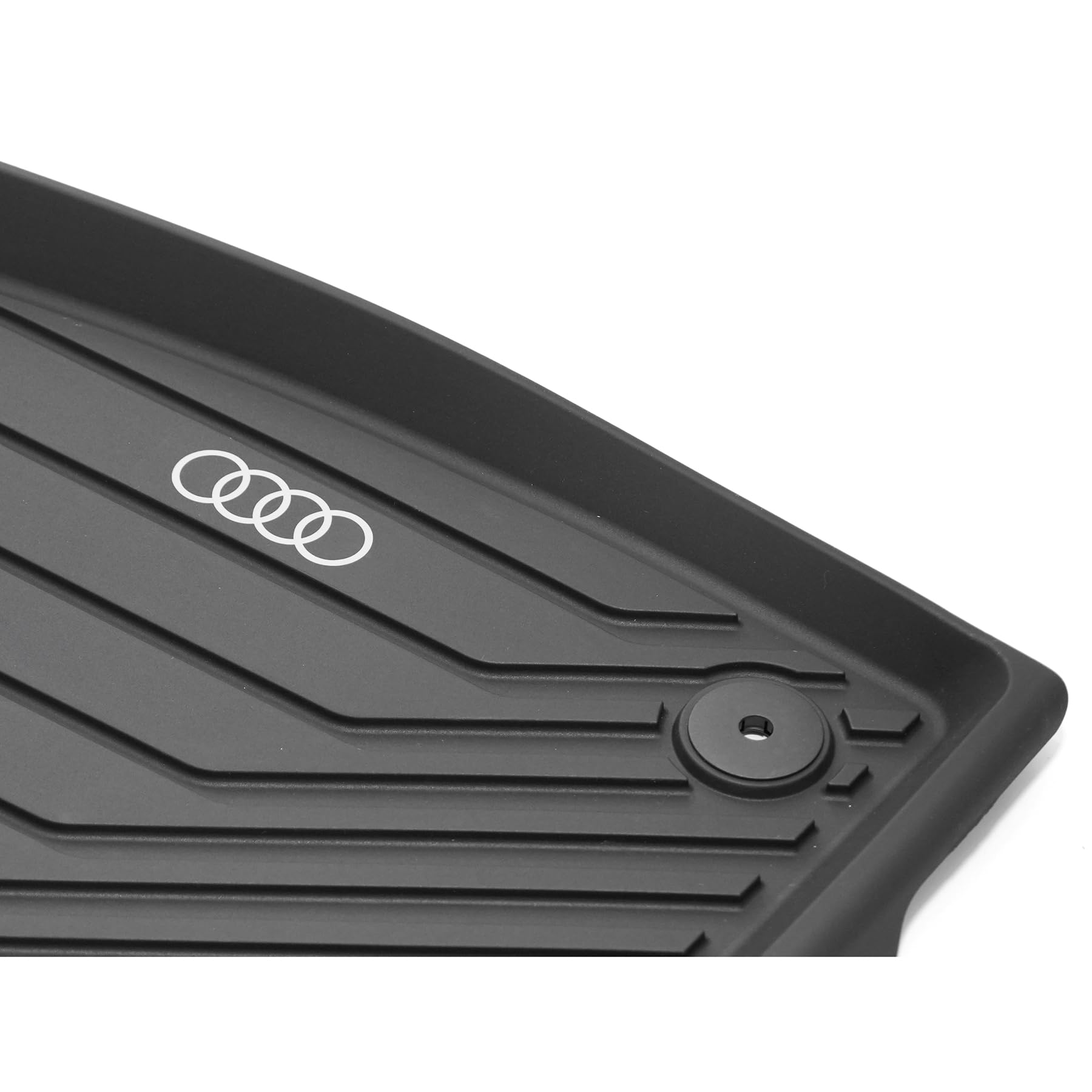 Audi Tappetini in Gomma Originali, TPE con 20% Riciclato, Compatibile con A6 (C9 FN) Limousine e Avant dal 2026, Set di 2 Pezzi, Nero, Anteriore