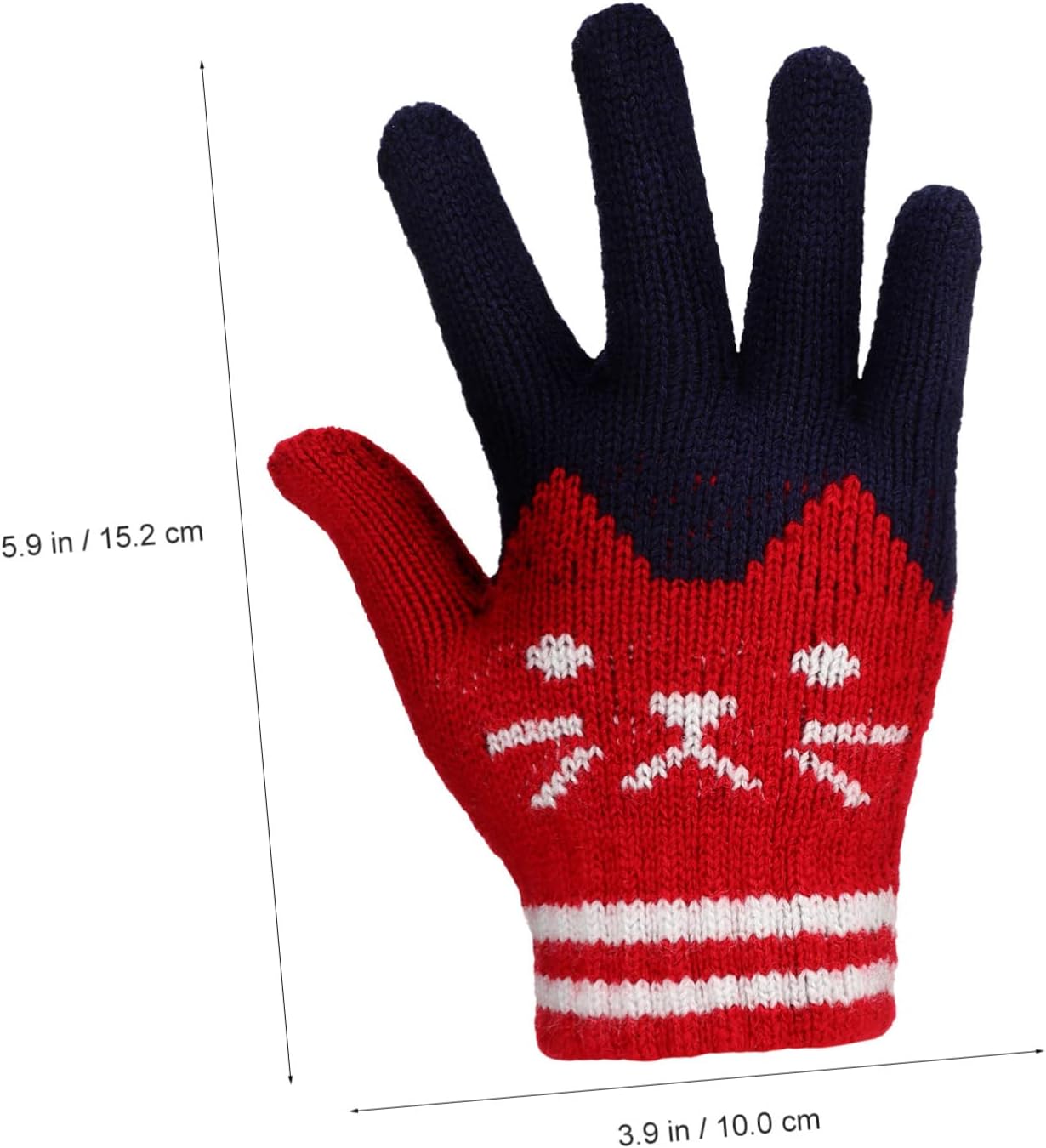 Didiseaon 6pairs Boy Girl Cartoon Knitted Gloves Portable Warm Gloves for Outdoor Activities Cute Cat Design for Skiing Snowboarding Ice Skating and More