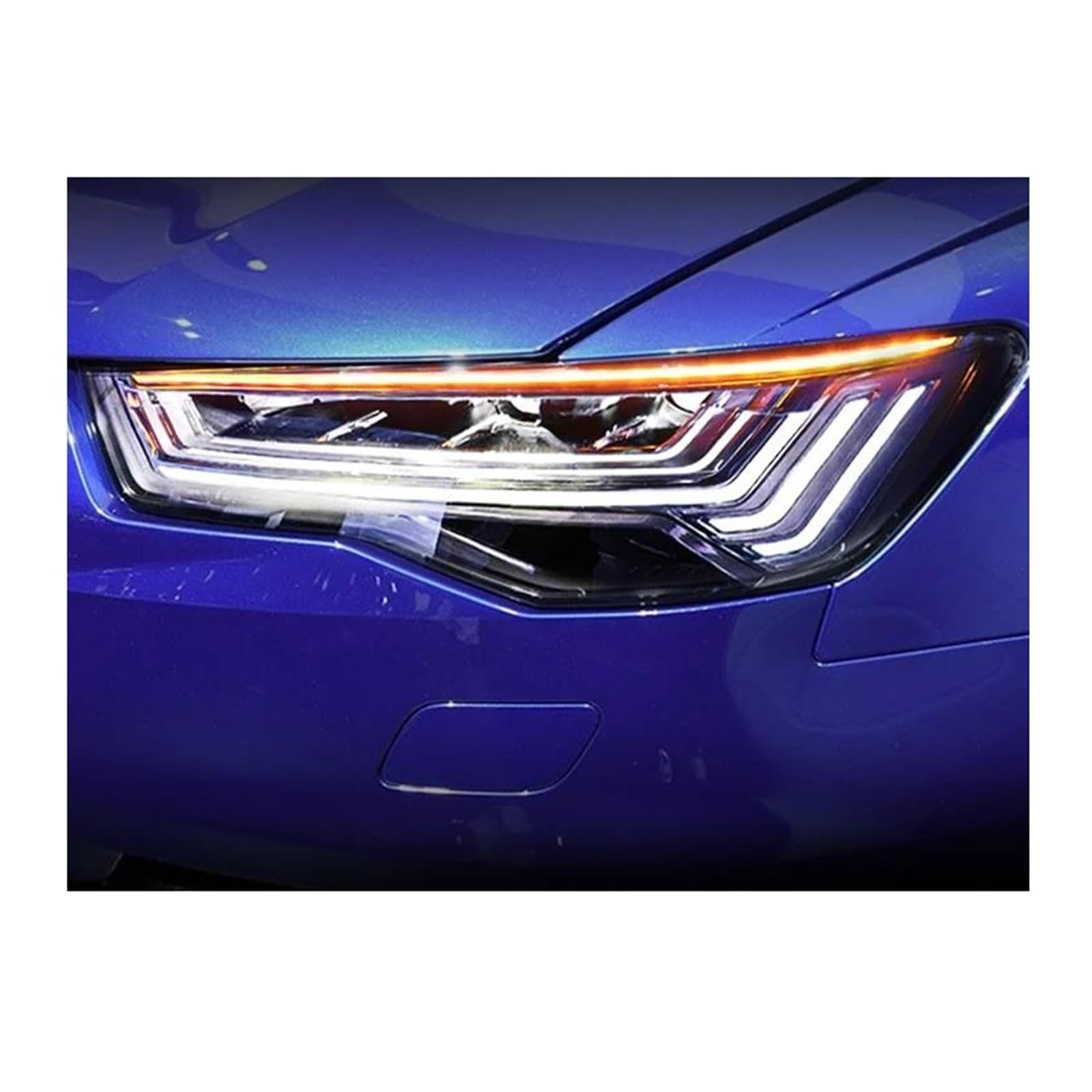 Luci per Auto per Audi A6 2012-2018 A6L C7 Gruppo fari Auto Aggiornamento C8 Design Matrix Dynamic Lamp Tool Accessori
