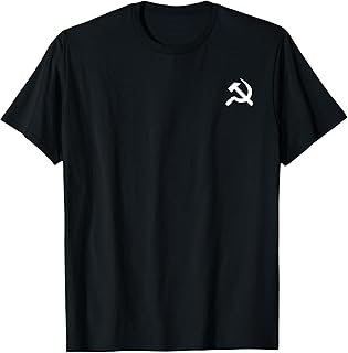 Subtle Communist Hammer Sickle Symbol T-Shirt