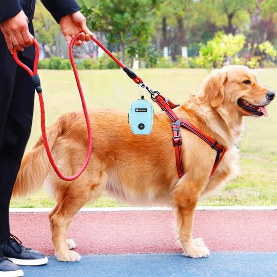 Miniatura 6 de COOWONE Bolsa de golosinas para perros con clip, bolsas de golosinas para entrenamiento de mascotas, bolsa de golosinas para perros pequeños, bolsa