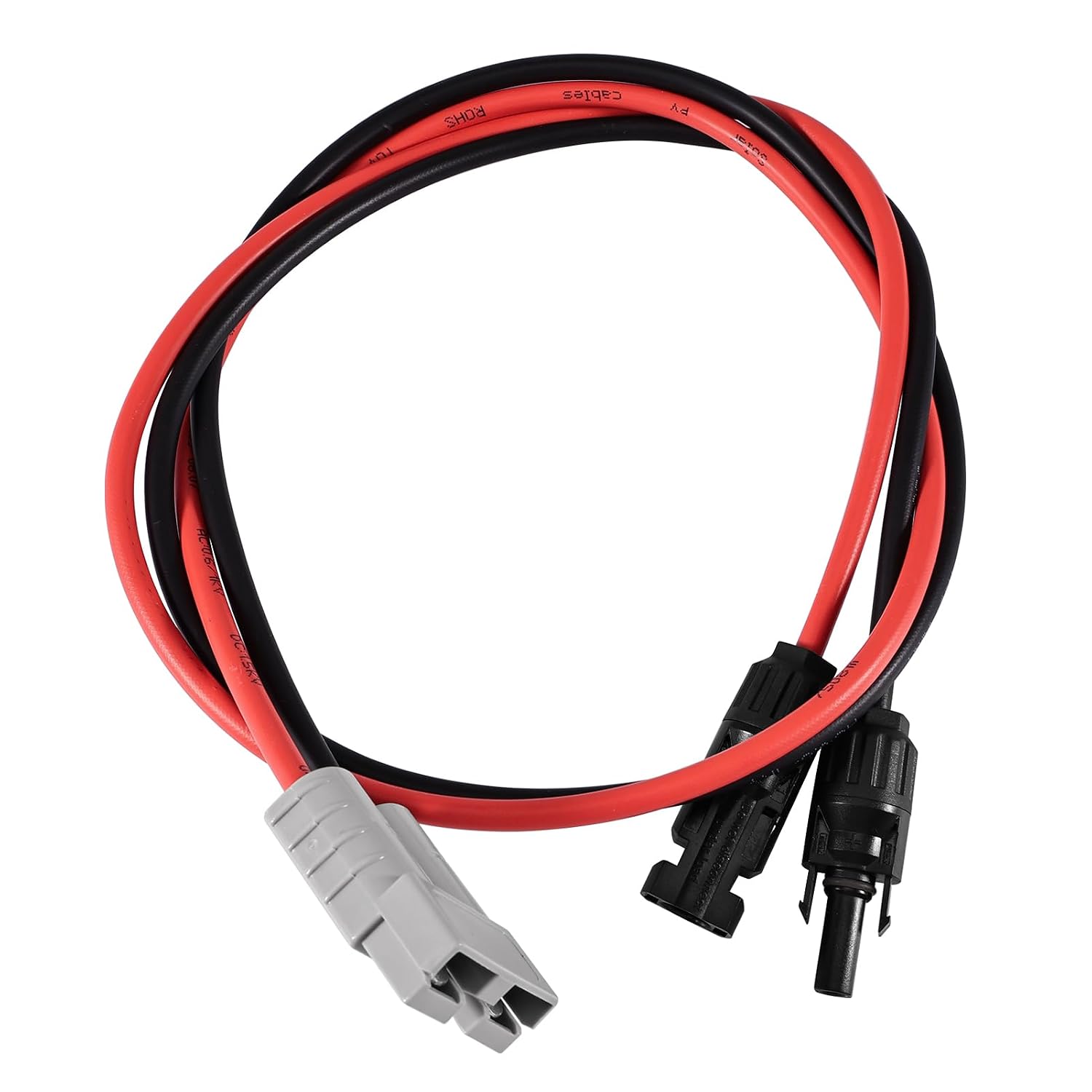 Кабель Anderson 50A, 12AWG, 600V, 1 м, комплект разъемов для солнечных модулей, солнечная панель, удлинительный кабель для солнечн