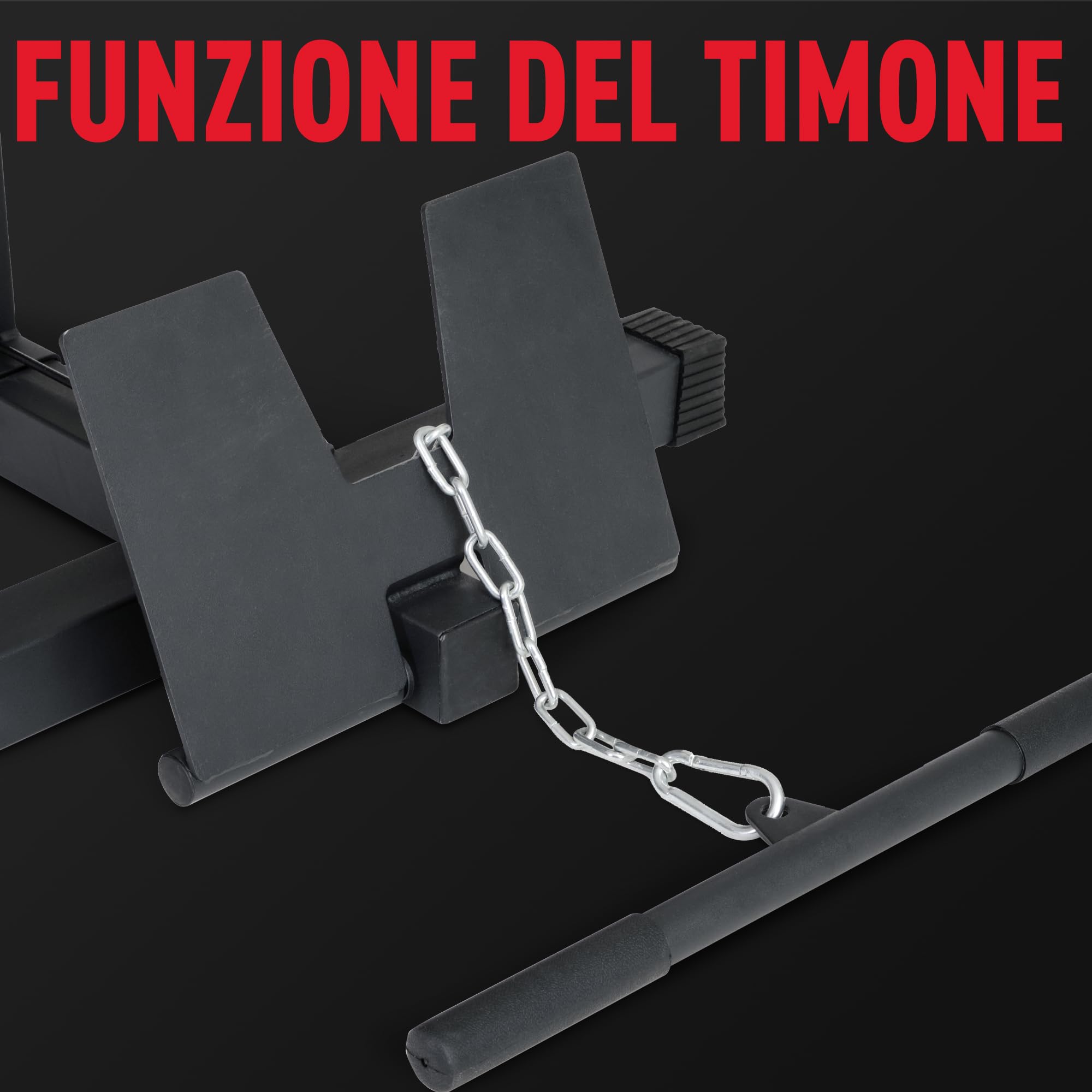 Ultrasport Newest edition - Torre di trazione, robusto sistema a fune con puleggia silenziosa, stazione di trazione, per la casa, con asta per tricipiti e asta per bicipiti, peso utente fino a 100 kg