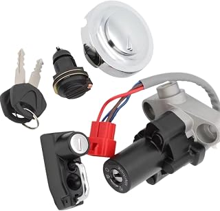for XVS650AT for V-Star for Silverado 2003-2011 Motorcycle Ignition Switch for Gas Cap Cover for Seat Lock