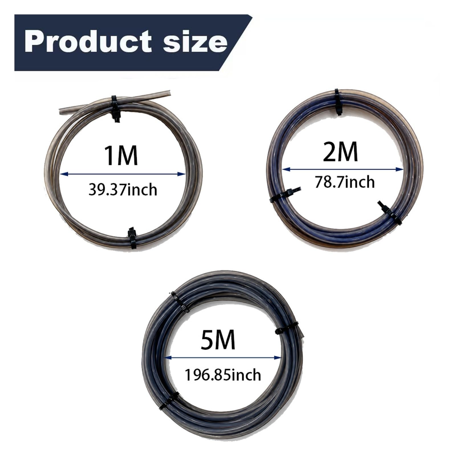 Kompatibel for Bambu Lab, 1/2/5/10M PTFE-Schlauch mit Cutter