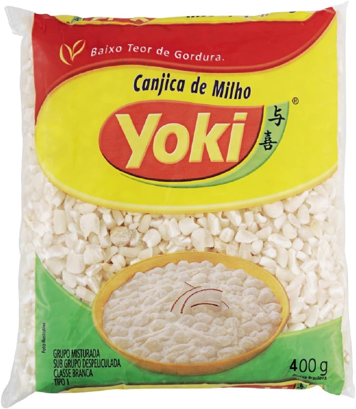 Yoki - CANJICA - WHITE CORN CANJICA - 14 Oz | CANJICA DE MILHO BRANCA - 400g