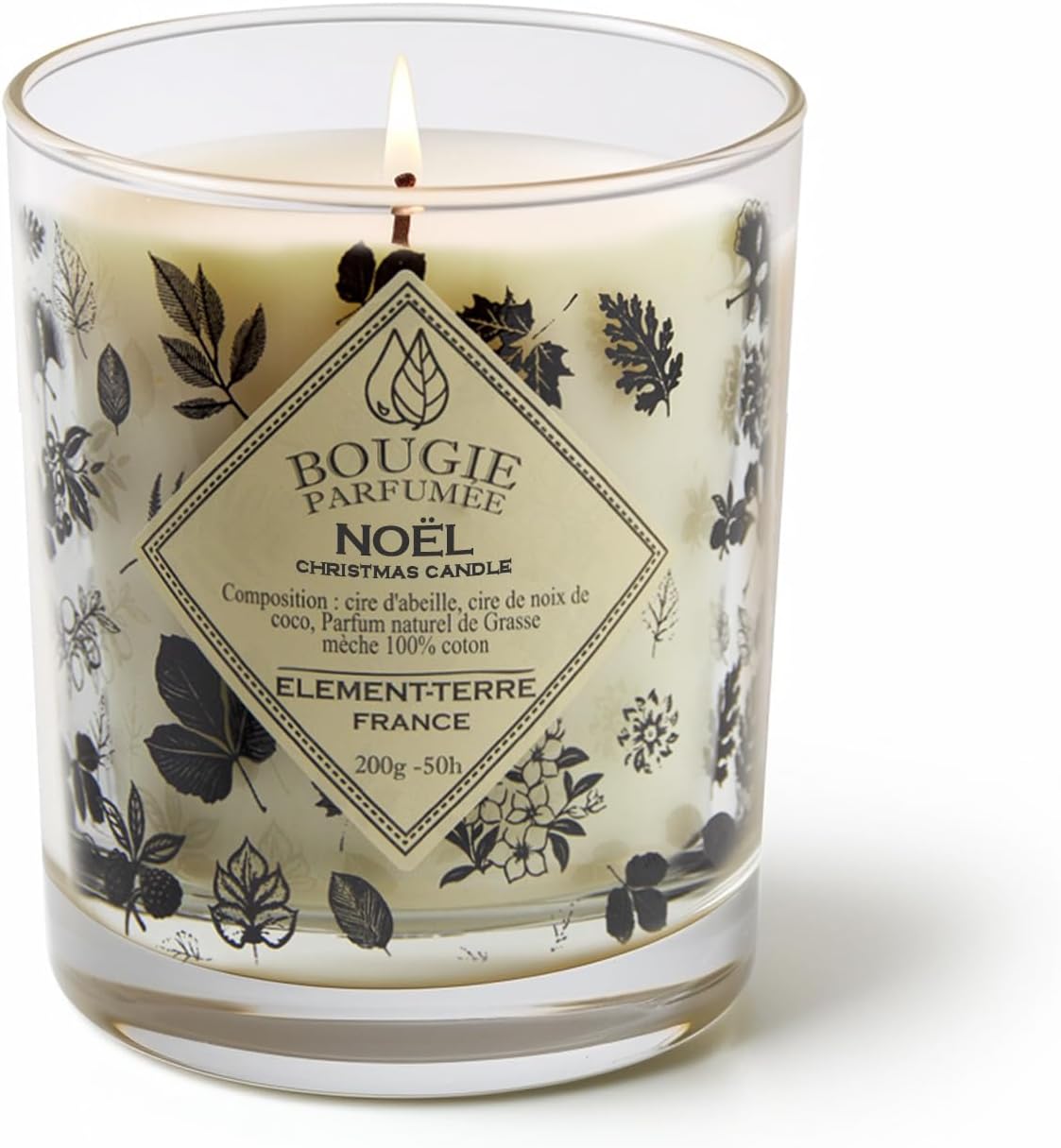 Bougie Votive Parfumée Vanille Pajoma - Durée De Combustion 17 Heures - Décoration Parfumée