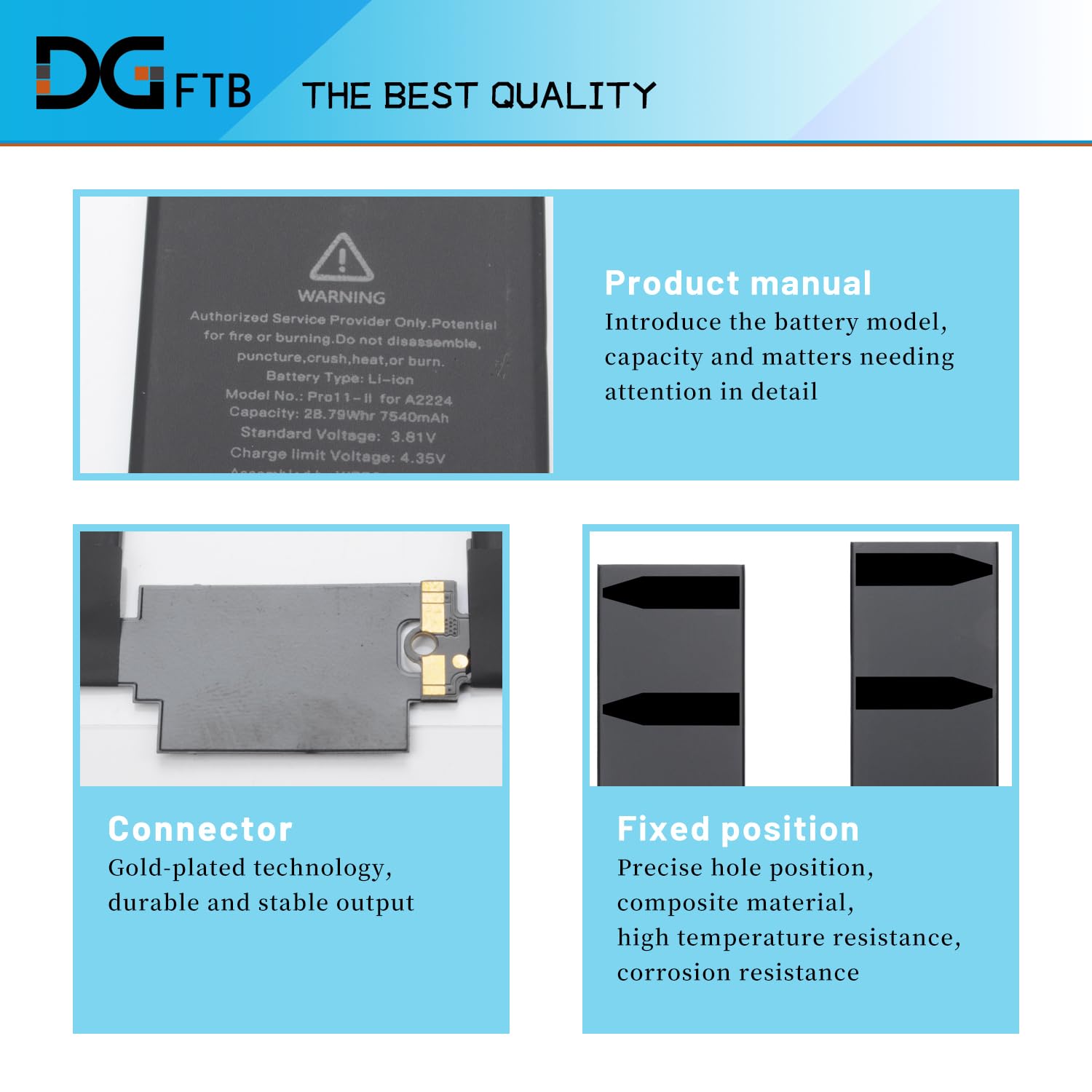 Amazon.com: A2224 New Tablet Battery for iPad Pro 11 2nd