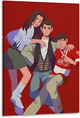 LRefiozas Single Hanging Picture Ferris Bueller's Day Off Canvas Poster  Retro 90s Movie Print, Cool Vintage Wall Art for Bedroom, Dorm, Man Cave