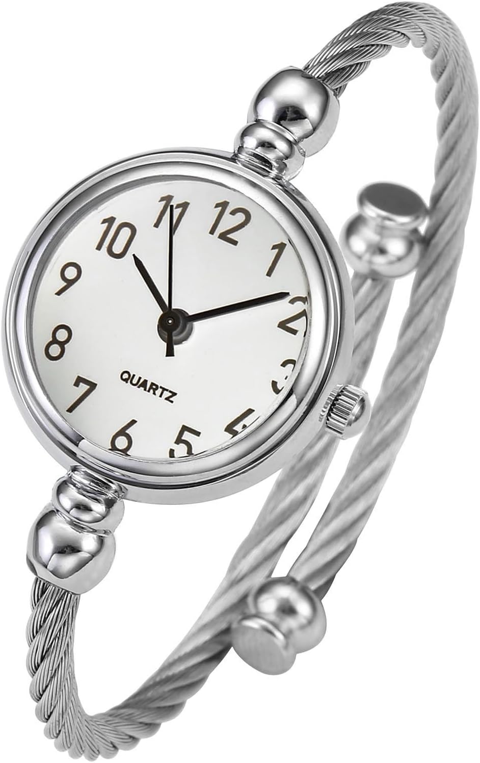 Analog Quartz Cuff Bracelet Wrist Watch Women