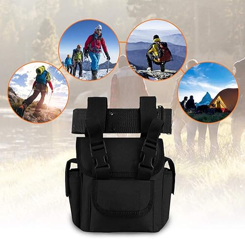 Miniatura 8 de Riñonera táctica de nailon 1000D con cinturón para piernas, para deportes al aire libre, senderismo, ciclismo, bolsas de herramientas