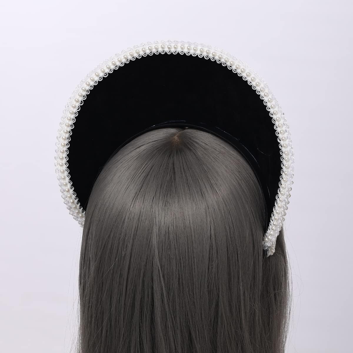 BPURB Victorian Vintage Headwear for Women Elizabethan Tudor Coronet Pilgrim Costume Cosplay Accessory Anne Boleyn Hat - Image 5