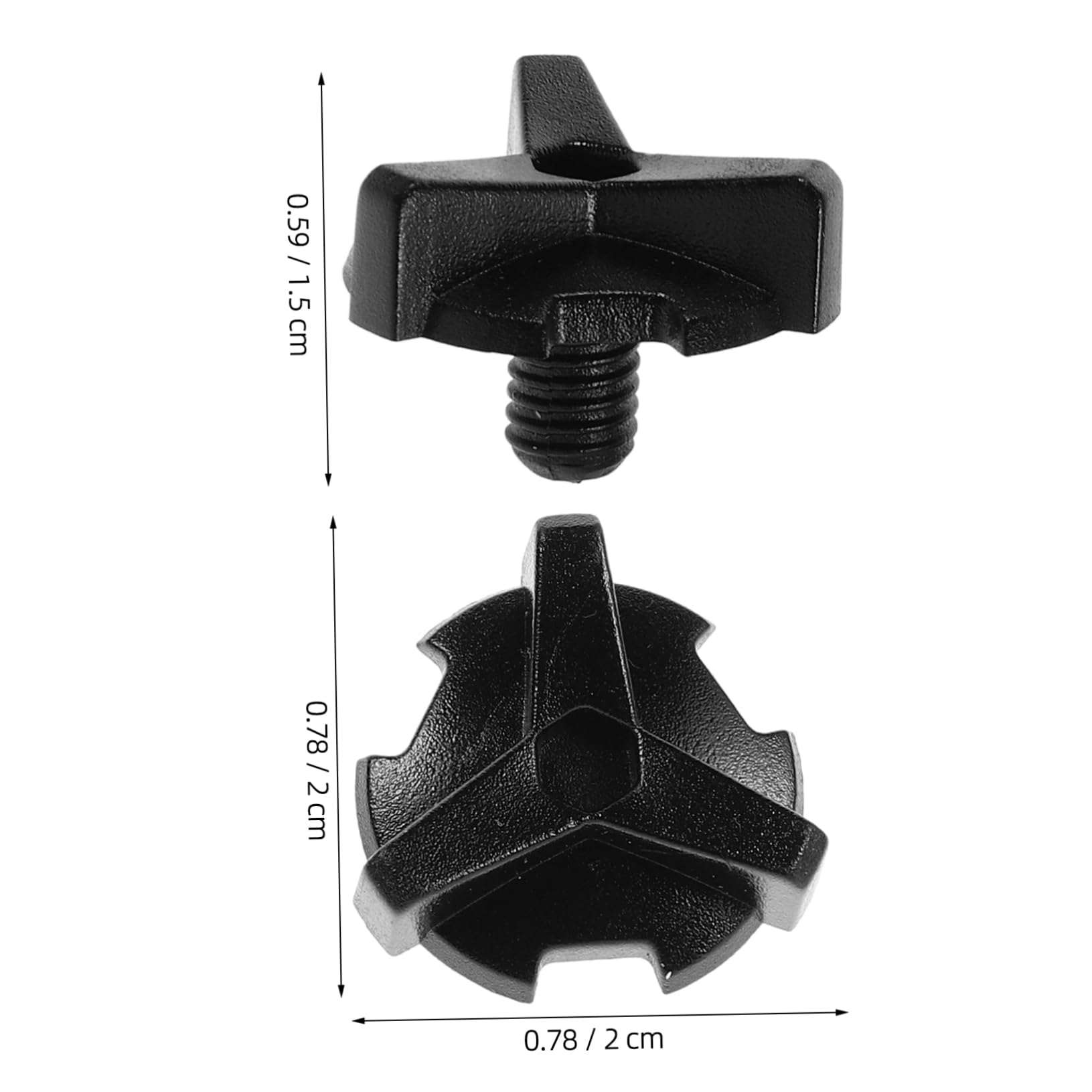 Unomor 3pcs Black Helmet Visor Screw Kit Durable Replacement Hardware for Dirt Easy Installation Enhanced Stability Security for