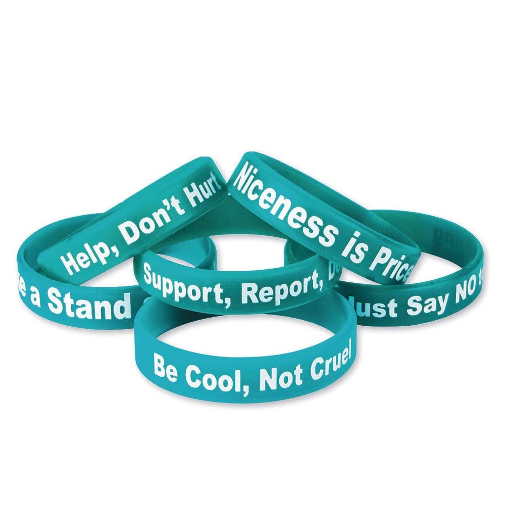 S&S WorldwideS&S RA918-24 Anti-Bullying Silicone Bracelet (Pack of 24)