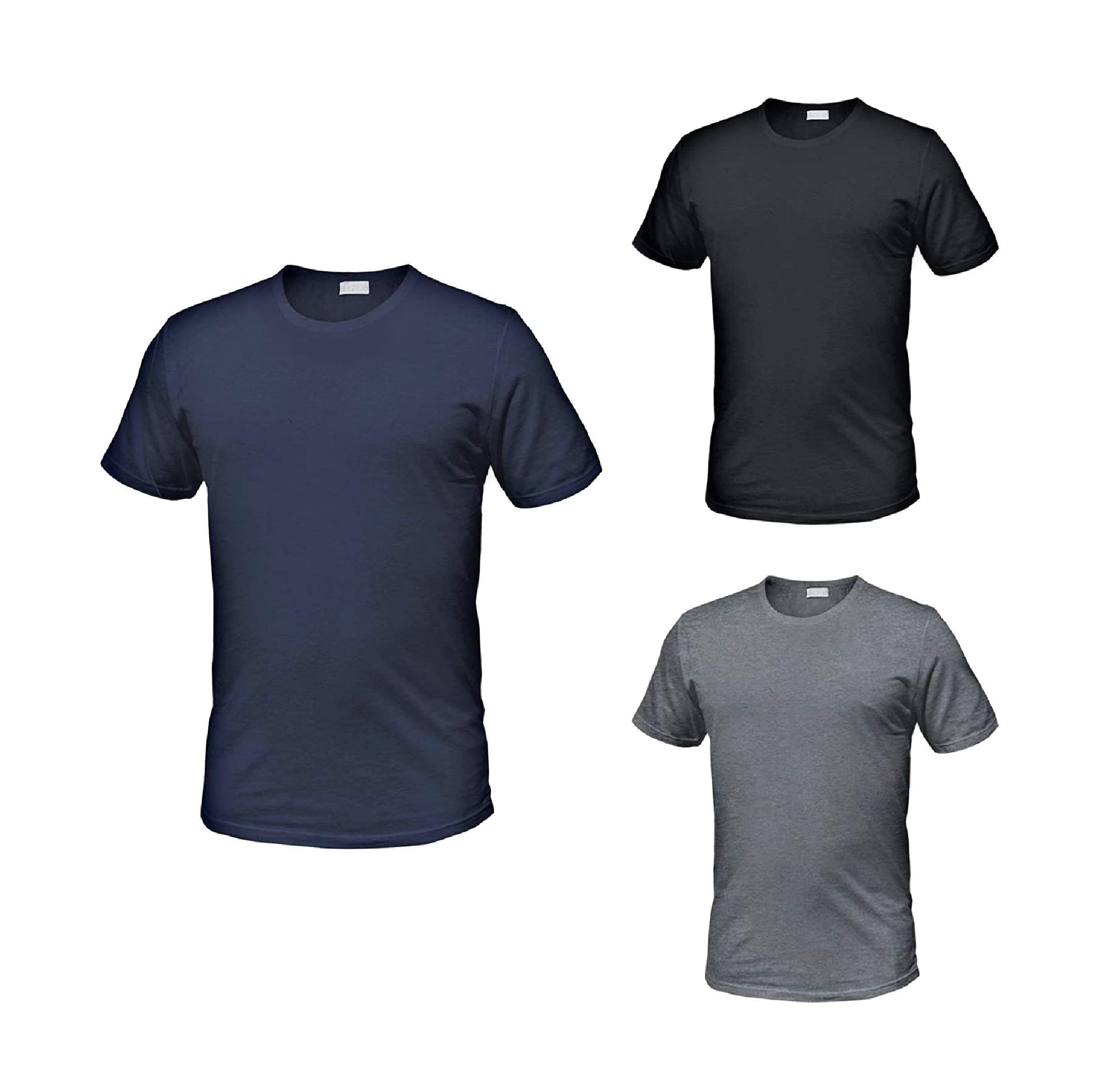 Enrico Coveri Maglietta Intima Uomo 100% Cotone + Boxer in Omaggio, Offerta 3-6-9-12 Pezzi, Maglia Uomo in Cotone Pettinato Girocollo ET1100
