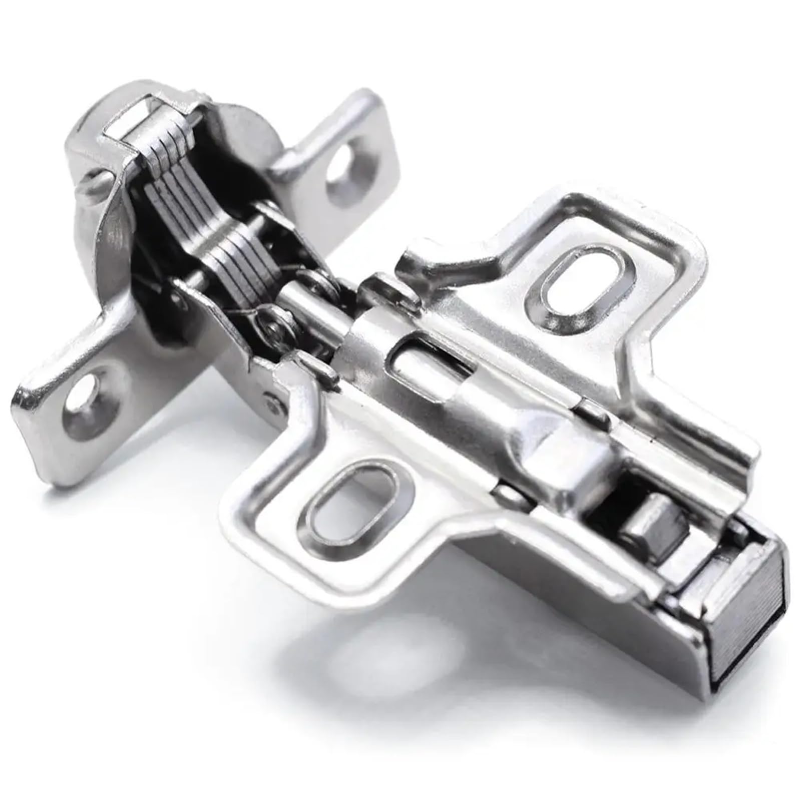 Rmwkrmogrf Half Overlay 90 Degree Inset 26Mm Small Furniture Hinge Soft Close Mini Door Hinges Buffering 1Pcs(Half Overlay)