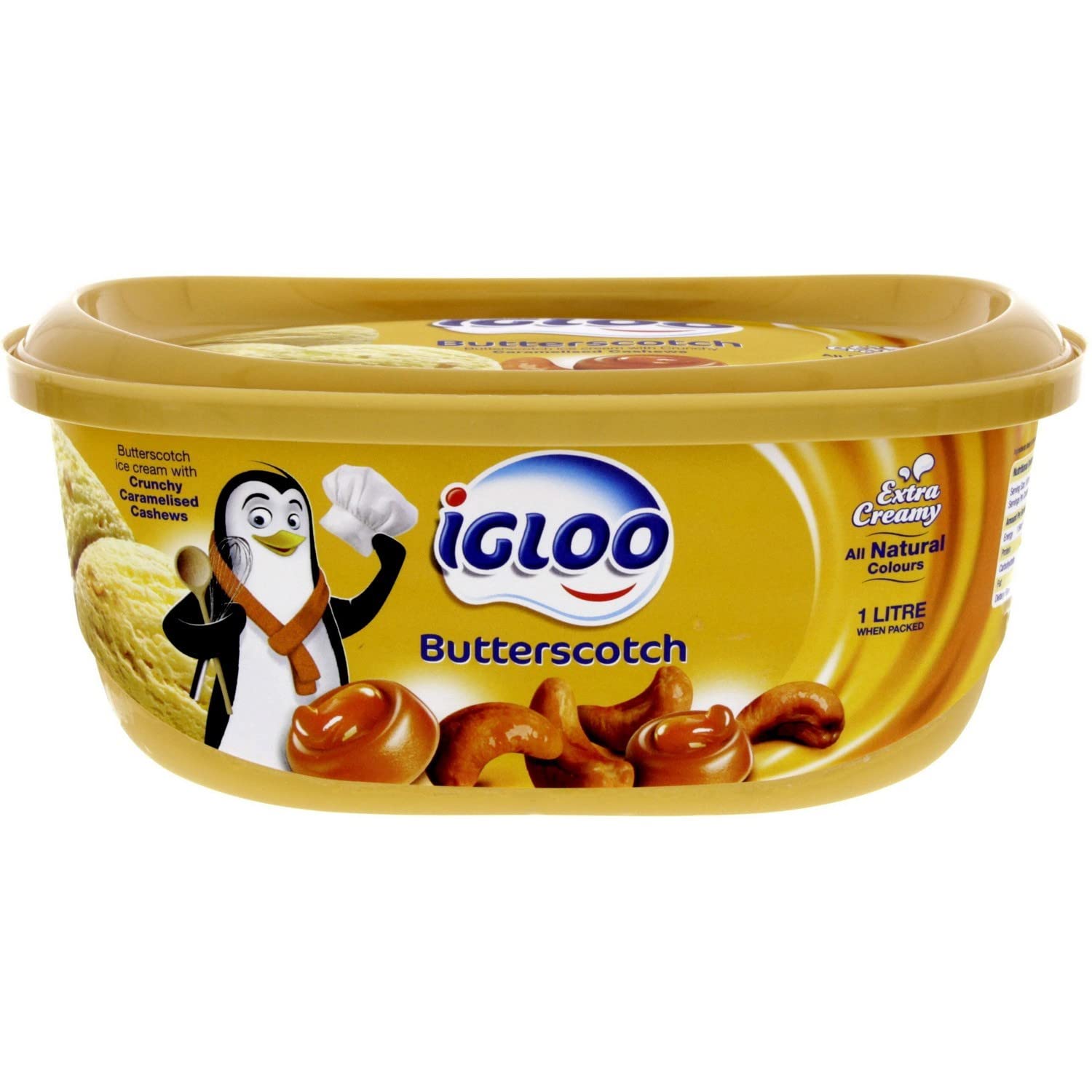Igloo Butterscotch Ice Cream 1Litre