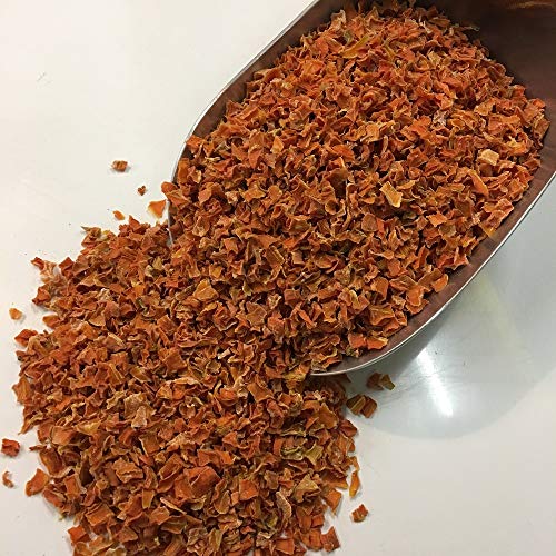 Debes Getrocknete Karotten für Hunde 1 kg Barf Gemüse - 100% natürlich - glutenfreie Karottenstücke ohne künstliche Zusätze