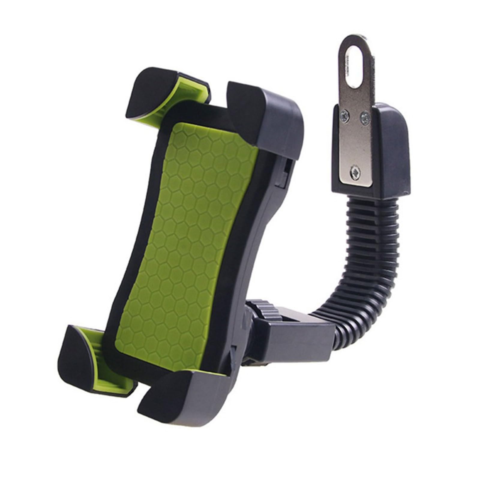 Supporto Telefono Moto Ricarica Usb, Plastico, 4 Supporti | Smartphone e Gps, Struttura a 4 Fibbie, Previene la Fuoriuscita, Protezione dal Surriscaldamento Colore Casuale