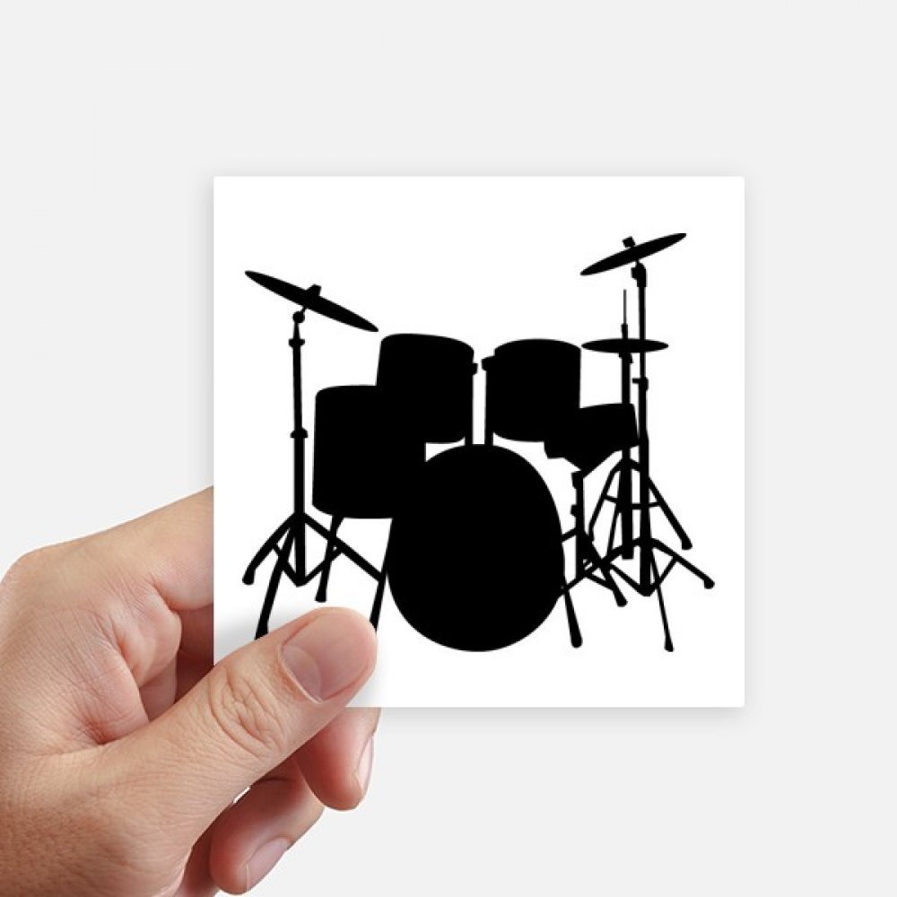 Autocollant de musique drum kit haut de gamme en vinyle résistant pour mur et motobike