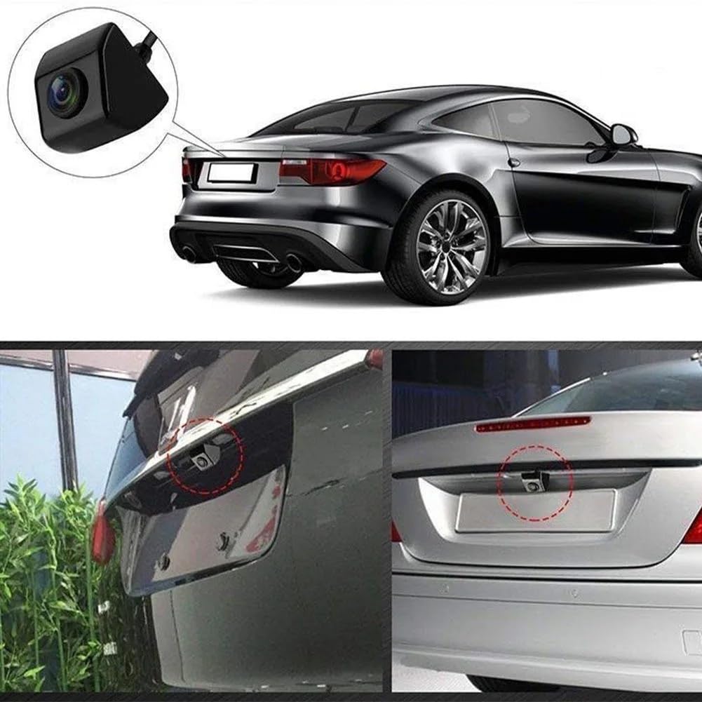 Auto Rückfahrkameras Universelle wasserdichte Ultra-High-Definition-Auto-CCD-Nachtsichtkamera, Rückfahrkamera, Schraub-Plug-in