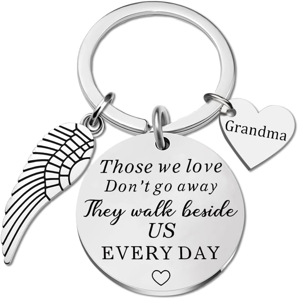 Sympathy Gifts for The Loss Of Dad Mom Brother Son, Bereavement Memorial Gifts-They Walk Beside Us Every Day