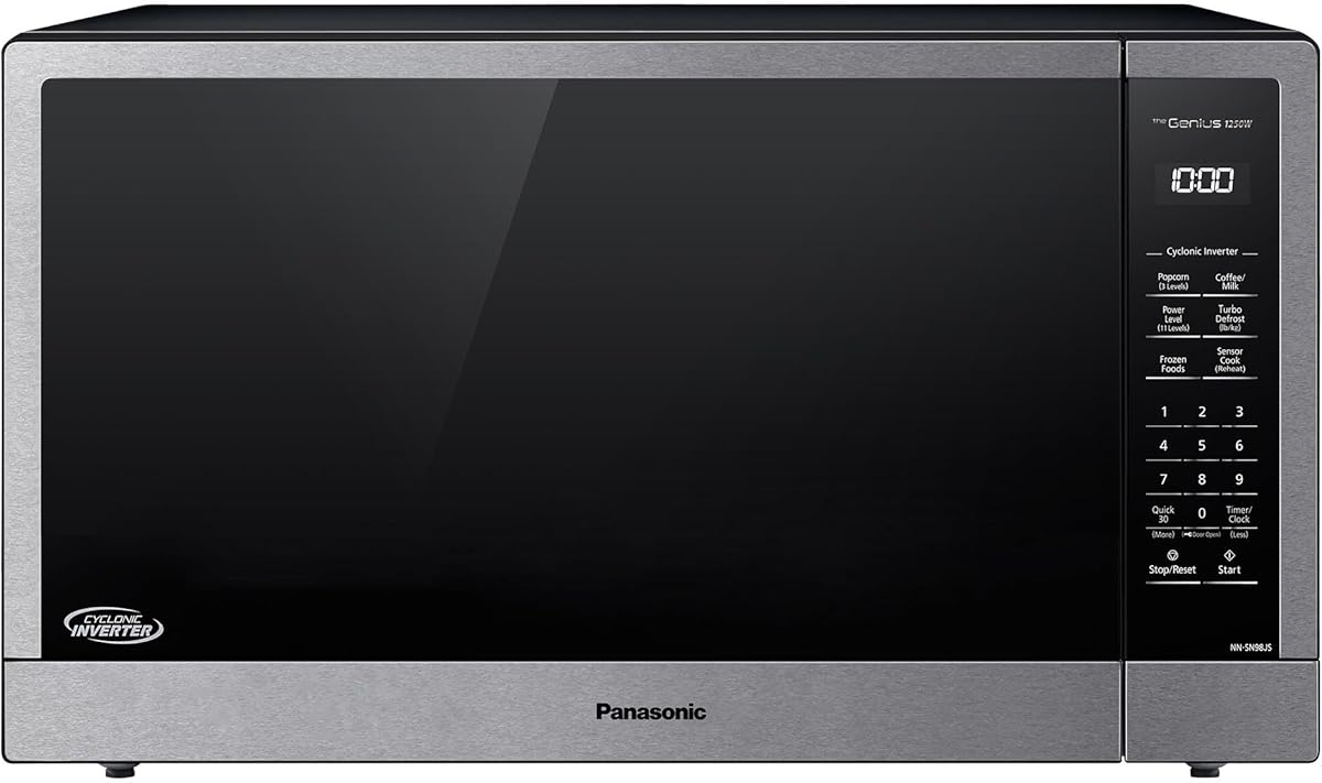 Panasonic NN-SN98JS Microwave Oven Stainless Steel Countertop/Built-In with Inverter Technology and Genius Sensor, 2.2 Cubic Foot : Everything Else