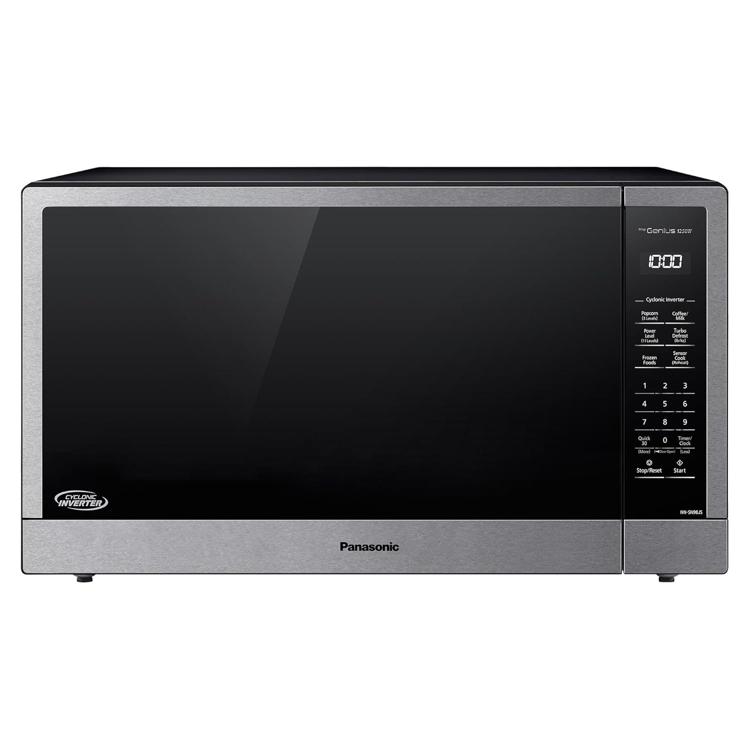 Panasonic NN-SN98JS Microwave Oven Stainless Steel Countertop Built-In with Inverter Technology and Genius Sensor 2 2 Cubic Foot