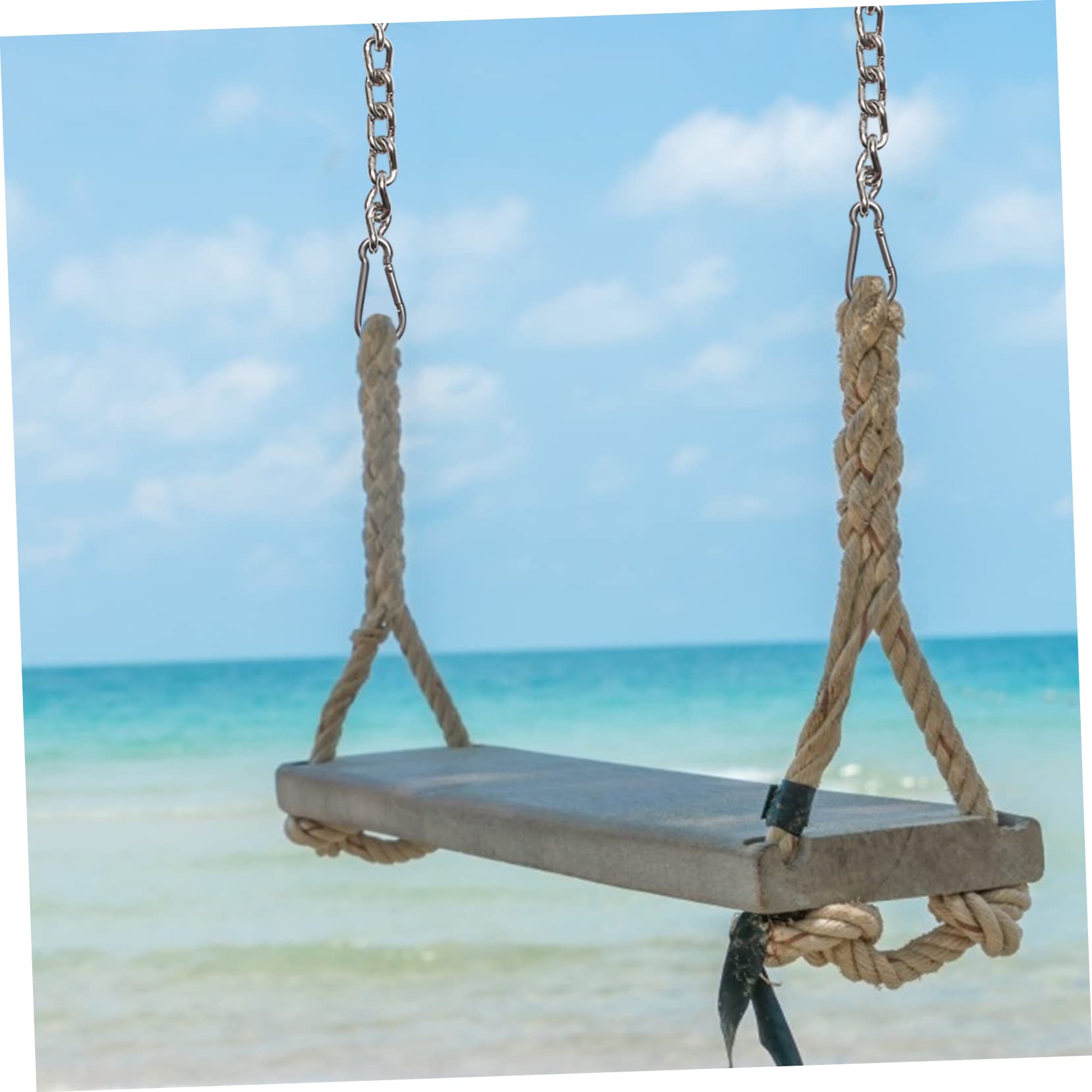 Sangle De Balançoire en Acier Kit Suspendre pour Hamac d'arbre Accessoires De Balançoire D'extérieur Solides Et Solide Ajustables pour Hauteur Souhaitée
