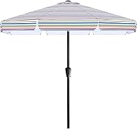 Vista 47 de ABCCANOPY Sombrillas prémium de 9 pies (2.74 m) para patio, beige claro