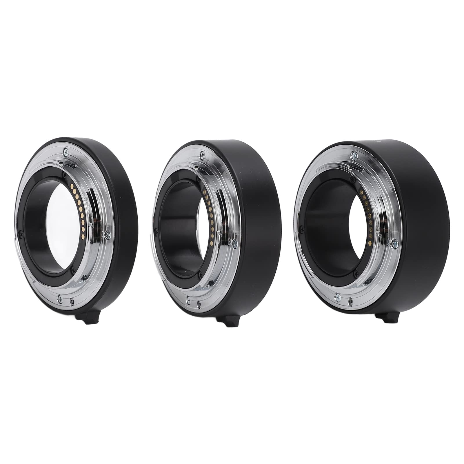 Tbest Anillo de Tubo de Extensión Macro de Enfoque Automático Conjunto de Aleación de Aluminio Adaptador de Lente 10mm 16mm 21mm para Cámara de Montaje M M6 M2 M3 M5 M50 M100 M200