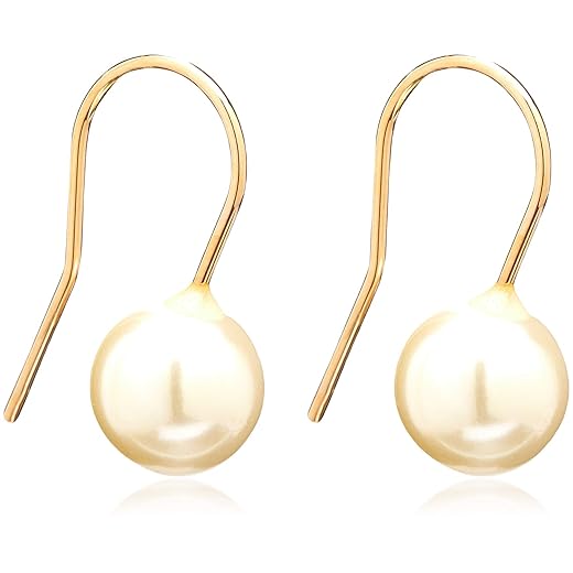 Rommanel, Brinco folheado a ouro com pérolas PÉROLA 522957 Rommanel