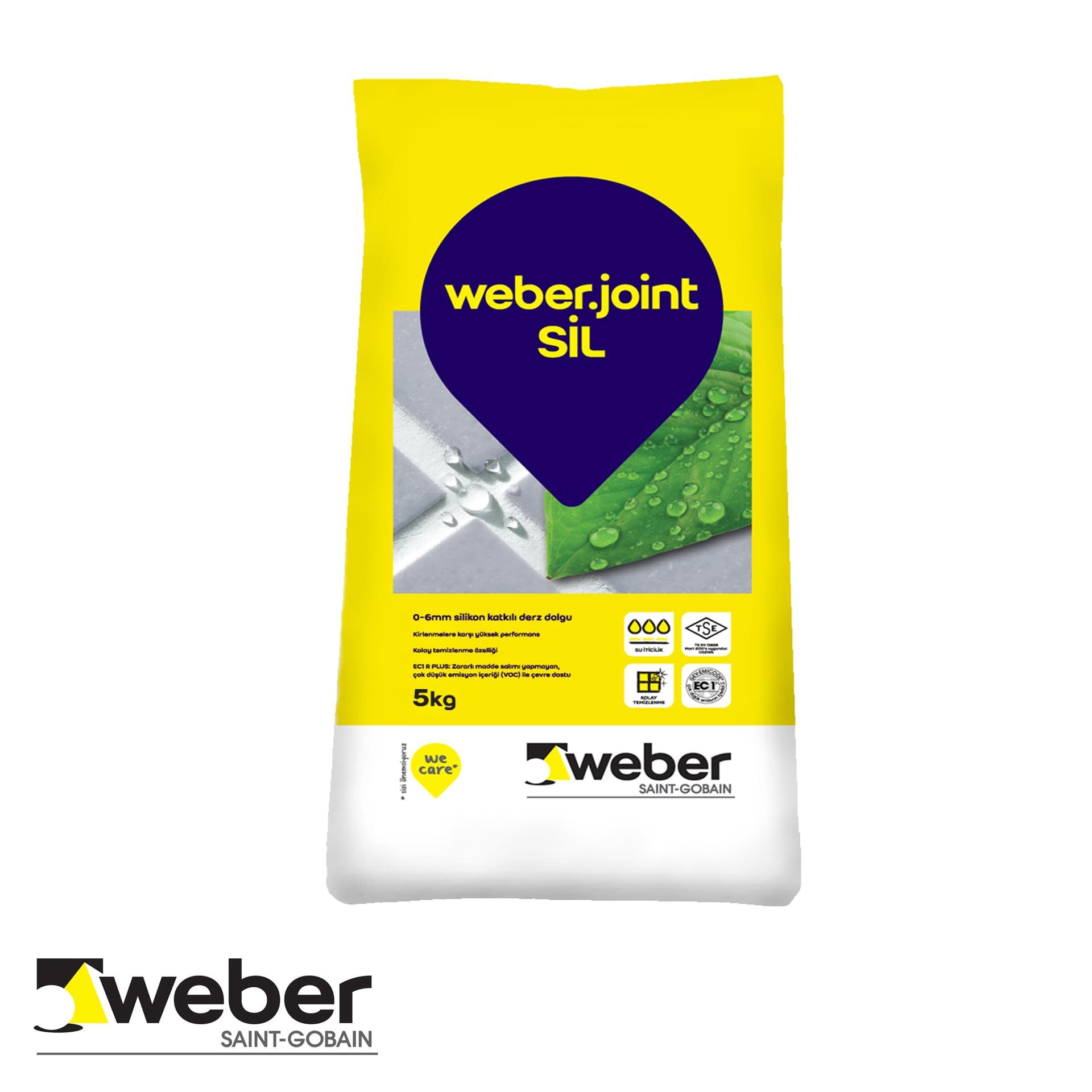 Weber Joint Sil Silikonlu Derz Dolgu Beyaz 2 Kg