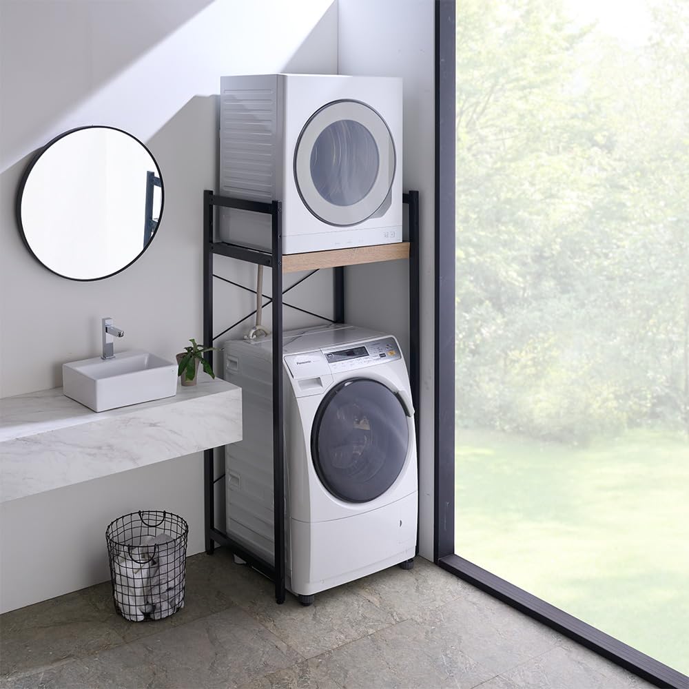 Amazon｜ディノス 洗濯用品 物干し 洗濯機ラック ランドリーラック