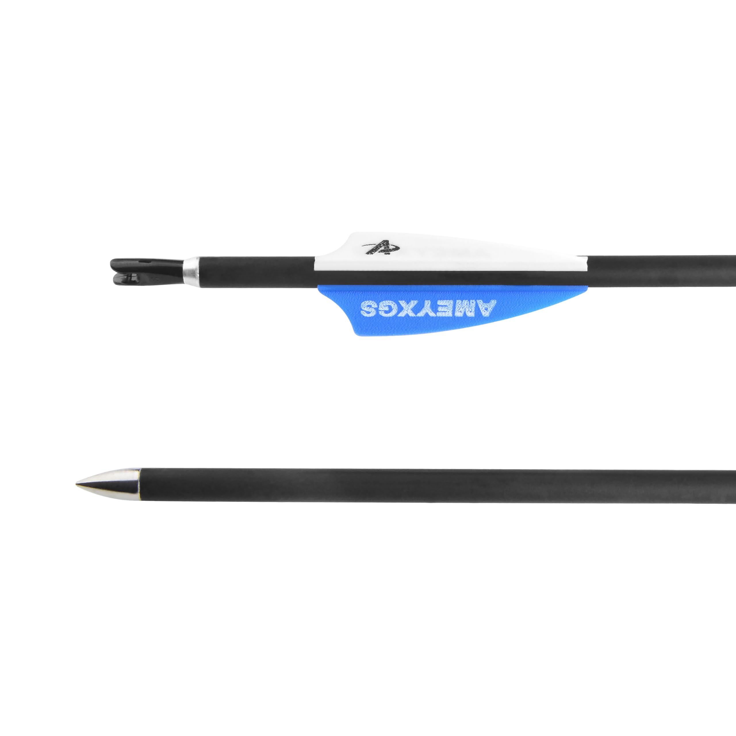 Flecha de Tiro con Arco de Carbono Flecha de Tiro de 30-32 Pulgadas Flechas de práctica de Tiro al Blanco de 1000 Spine para Arco Compuesto/Arco Curvo 6/12pcs