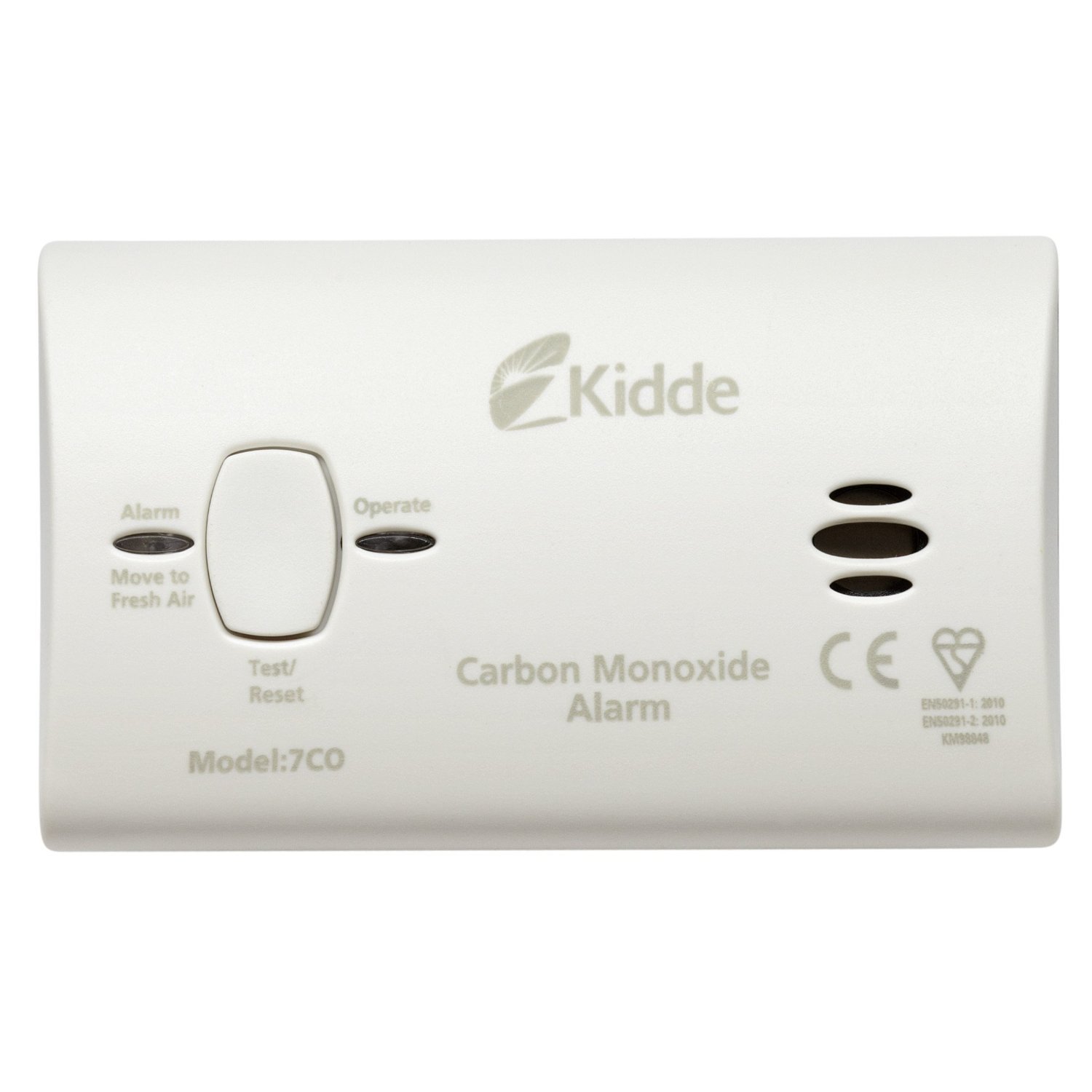 2 Pack Kidde 5CO Carbon Onoxide Alar, Ten Year Alar Sensor Life, AA