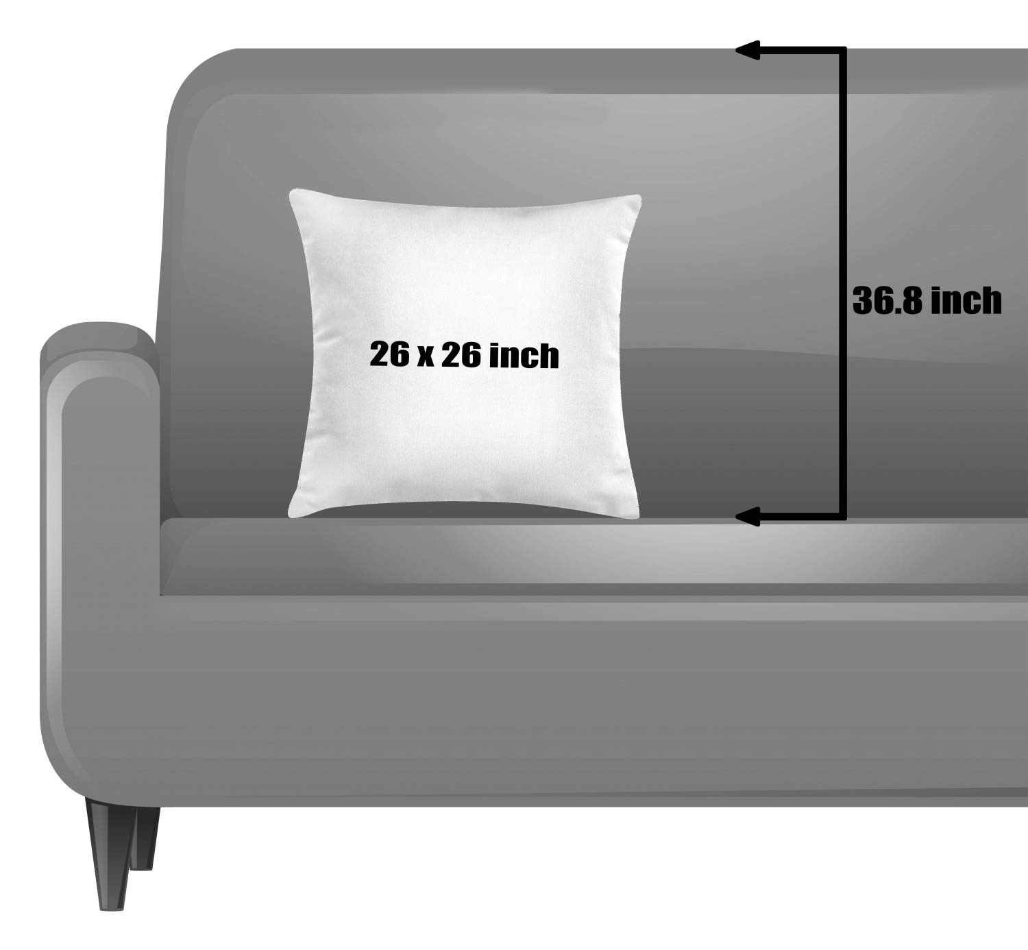 Lunarable Ethnic Throw Pillow Cushion Cover, Style Prehistoric Cultural Folk Art Design, Decorative Square Accent Pillow Case, 26