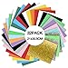 Fogli di Vinile, SHMSHNG 32 Vinile Trasferibile a Caldo 21x30.5cm Pellicole Flessibili 18 Colori Assortiti Pellicola Trasferibile HTV Permanente Colorato per Magliette Vestiti Borse e Altri Tessuti