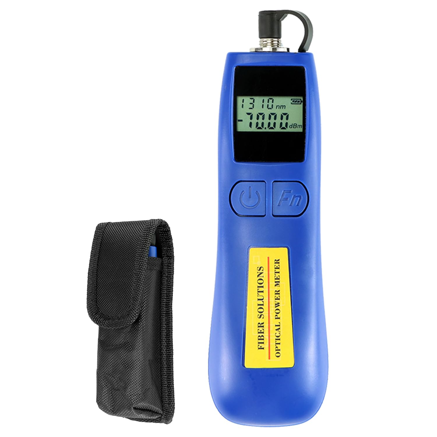 QWORK® Misuratore di potenza ottica portatile -70~+10 dBm - 6 lunghezze d'onda calibrate 850-1625 nm - Alta precisione ed efficienza energetica
