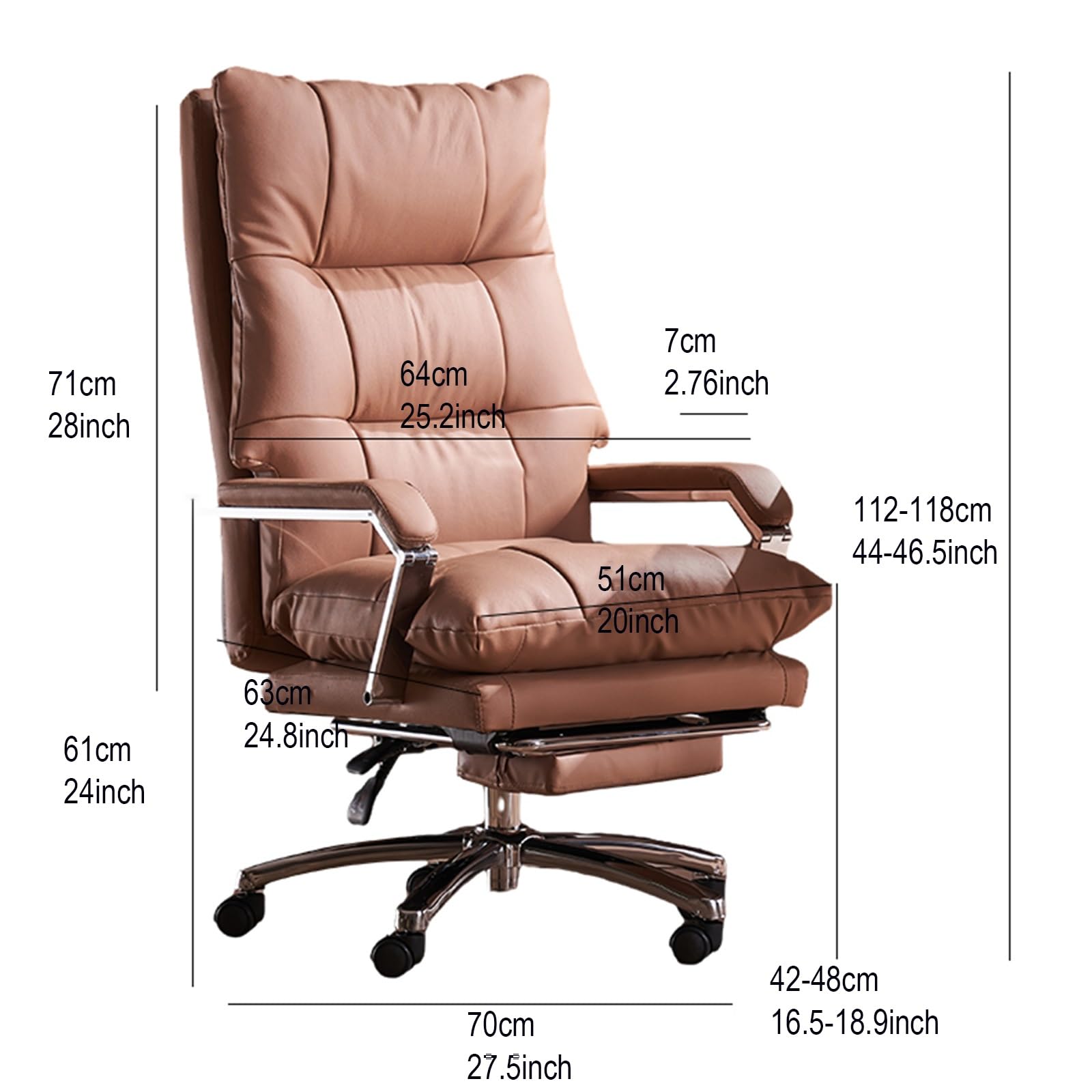 Amazon.com: THCSY Executive Office Chair, Ergonomic Computer Chair 