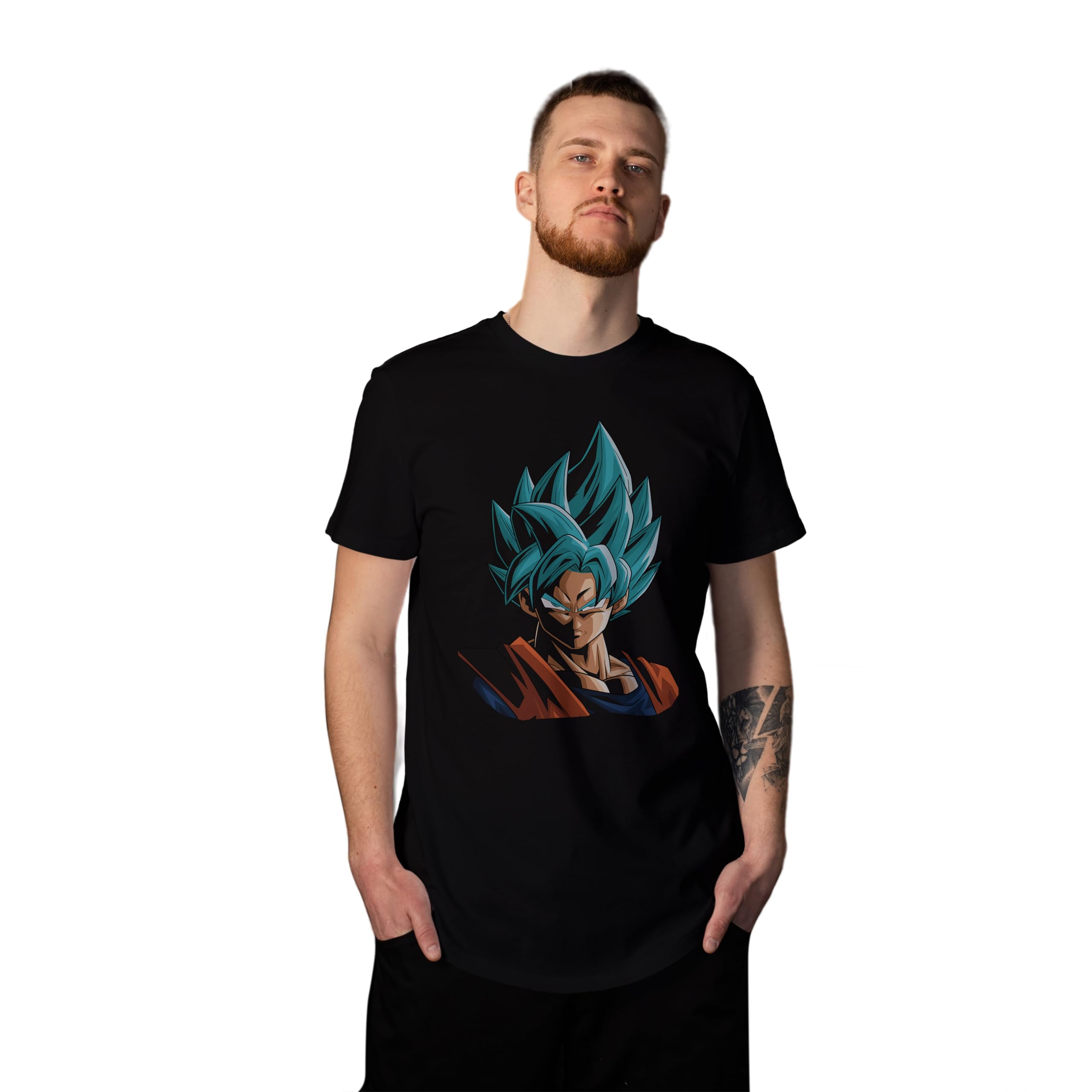 Dragon Ball Z Goku Super Black Short Sleeve T-Shirt T-Shirt Unisex Adulto (Pack de 1)