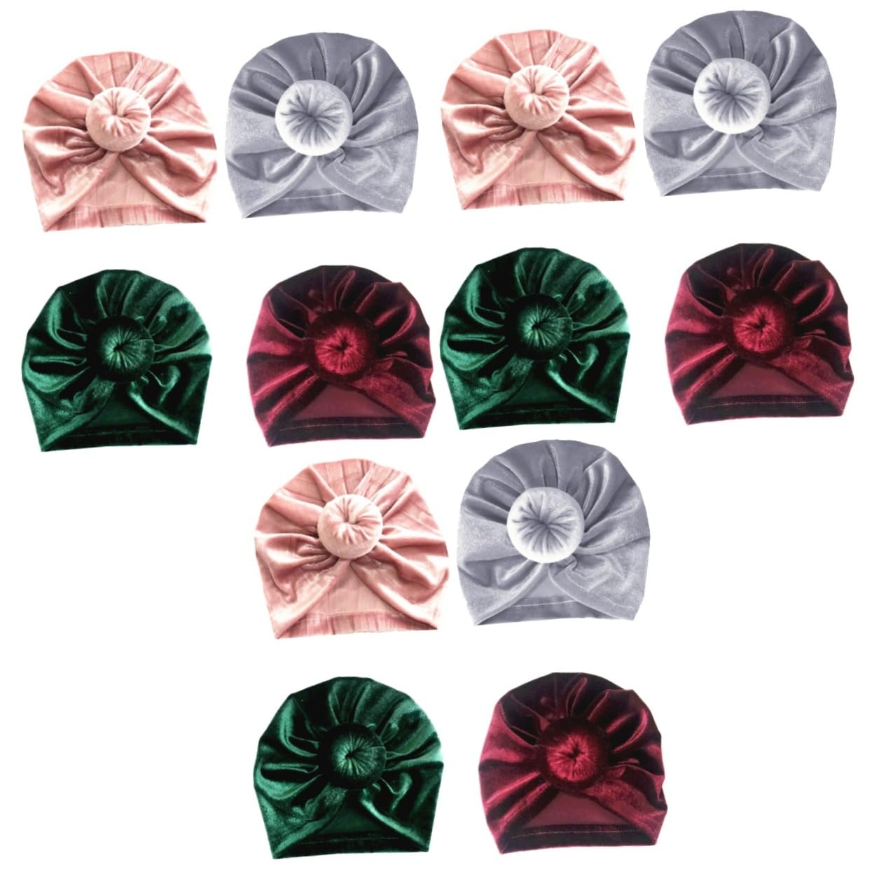 VICASKY 12 Pz Cappello da Bambino con Nodo Berretto con Nodo per Bambini