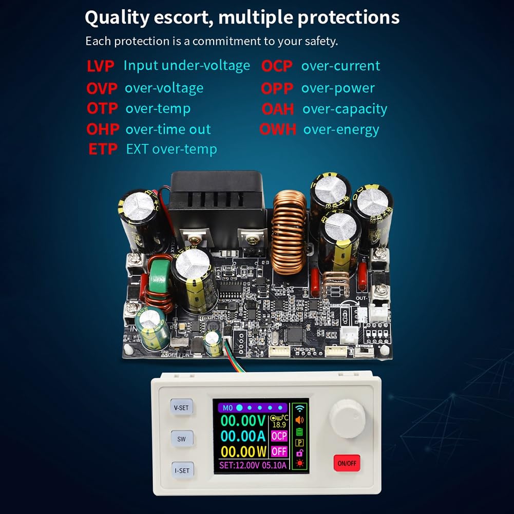 XY12522S CNC DC Boost Converter 125V 2000W Laborleistung Regler Konstante Spannung und Stromlademodul