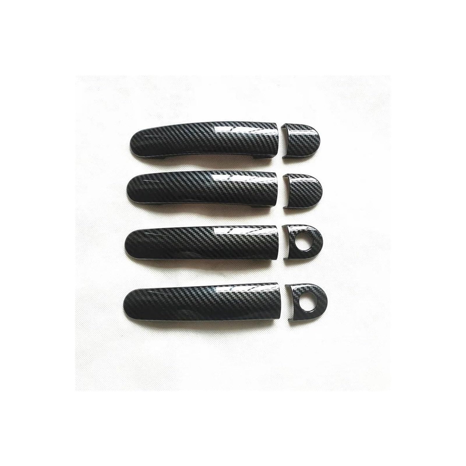 NVNZMFPPW Trim Handles Covers for SEAT for Leon 1M MK1 1P MK2 for Cupra FR Plastic Imitation Carbon Fiber Accessories Door Handle Cover(4DK-2)